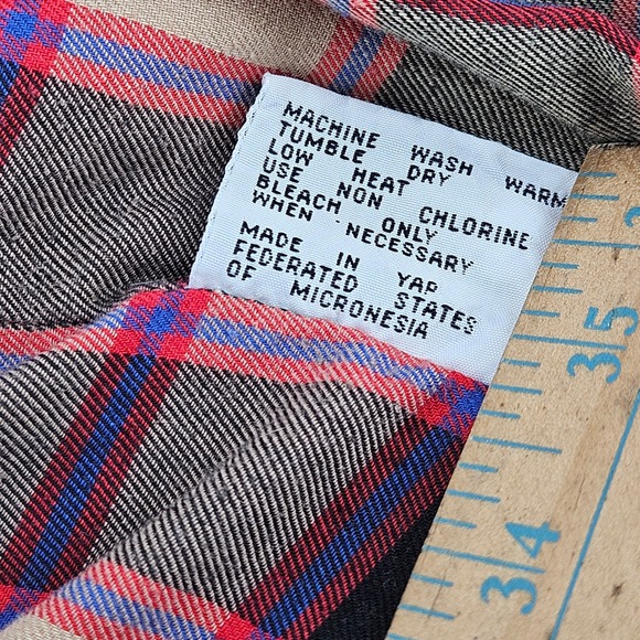 Vtg Sears Roebuck Harrington Jacket Size L 90s Plaid Utility Dad Classic Outdoor - Picture 10 of 10